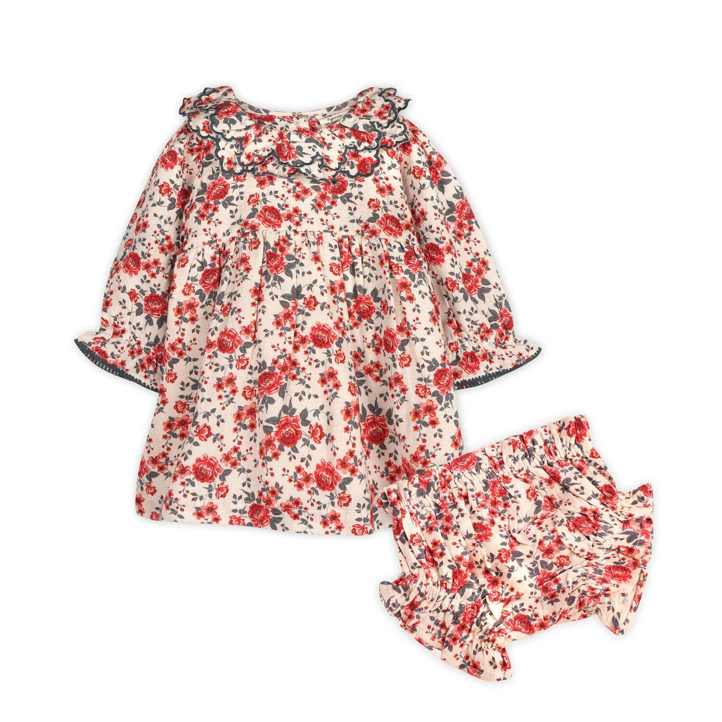 Amour Rose Floral Dress & Bloomer