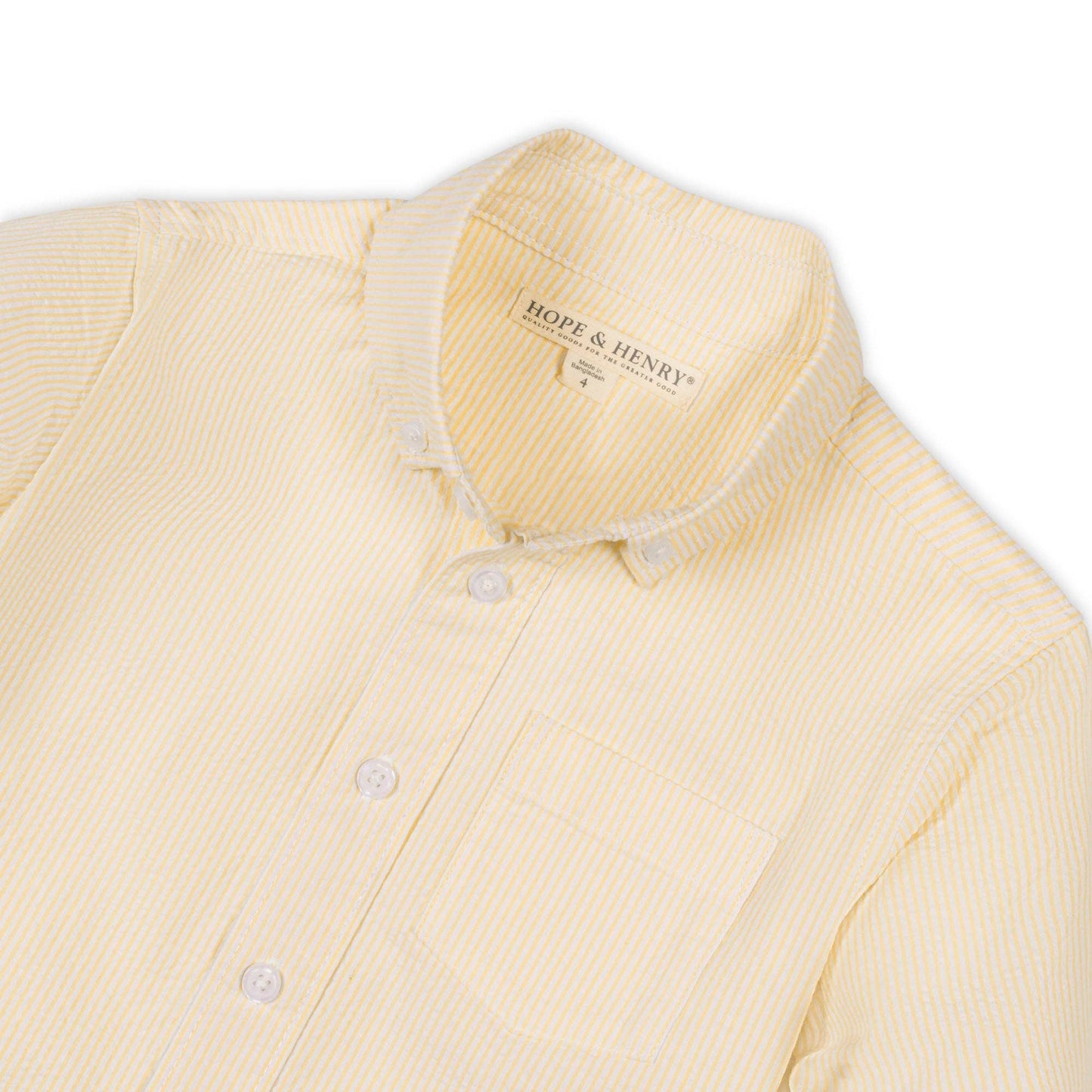 Organic Seersucker Shirt