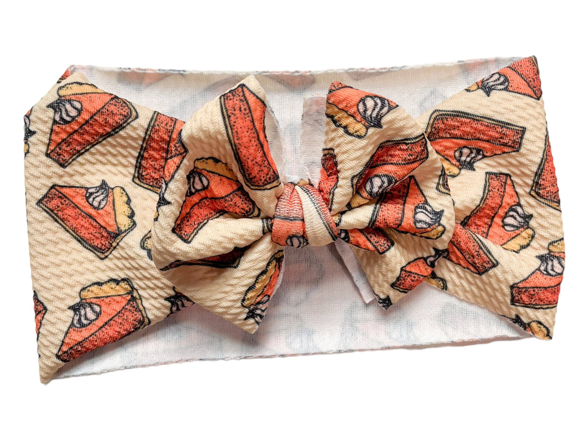 Pumpkin Pies Headwrap Bow