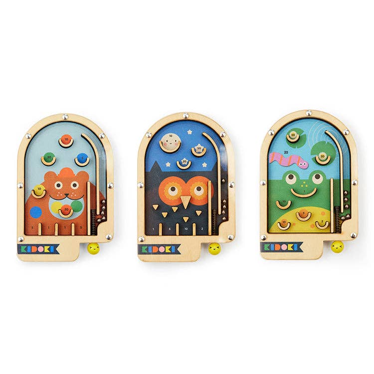 Asst Wooden Pinball Game