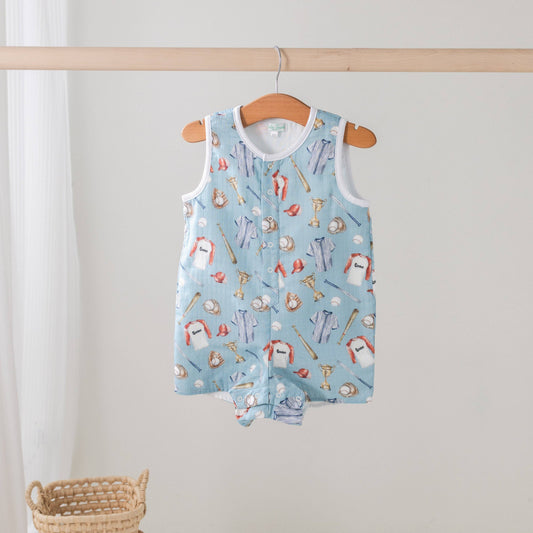 Baseball Organic Muslin Shortall