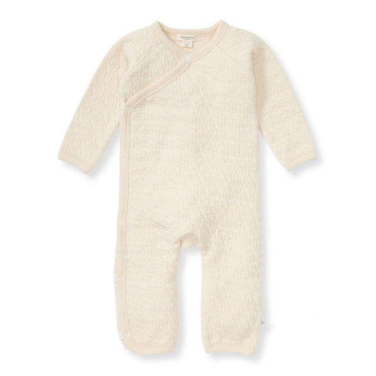 Organic Quilted Jumpsuit Oat