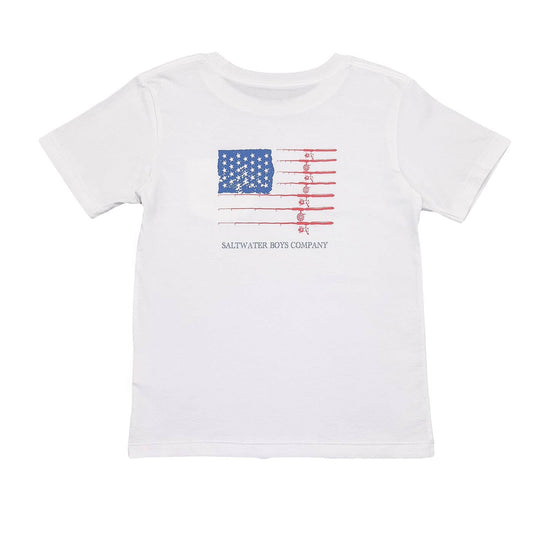 Fishing Pole Flag Tee