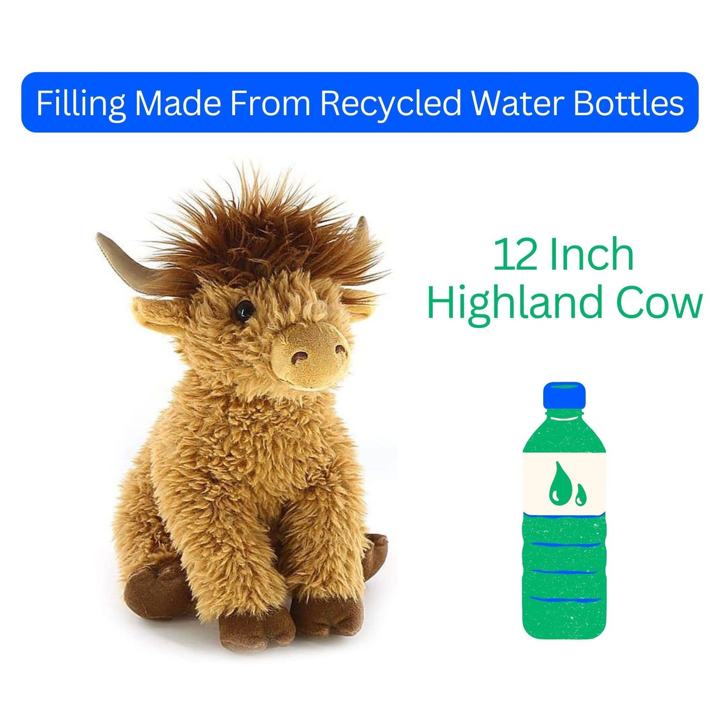 12" Wild Onez Highland Cow