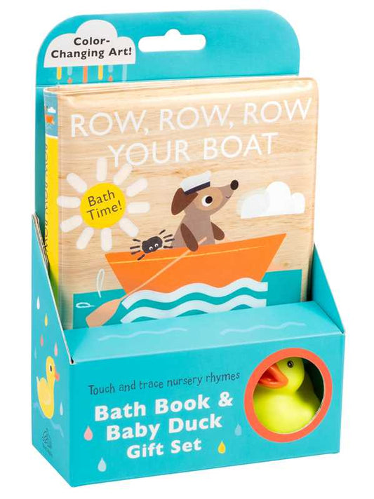 Boat Bath Book & Baby Duck Gift Set