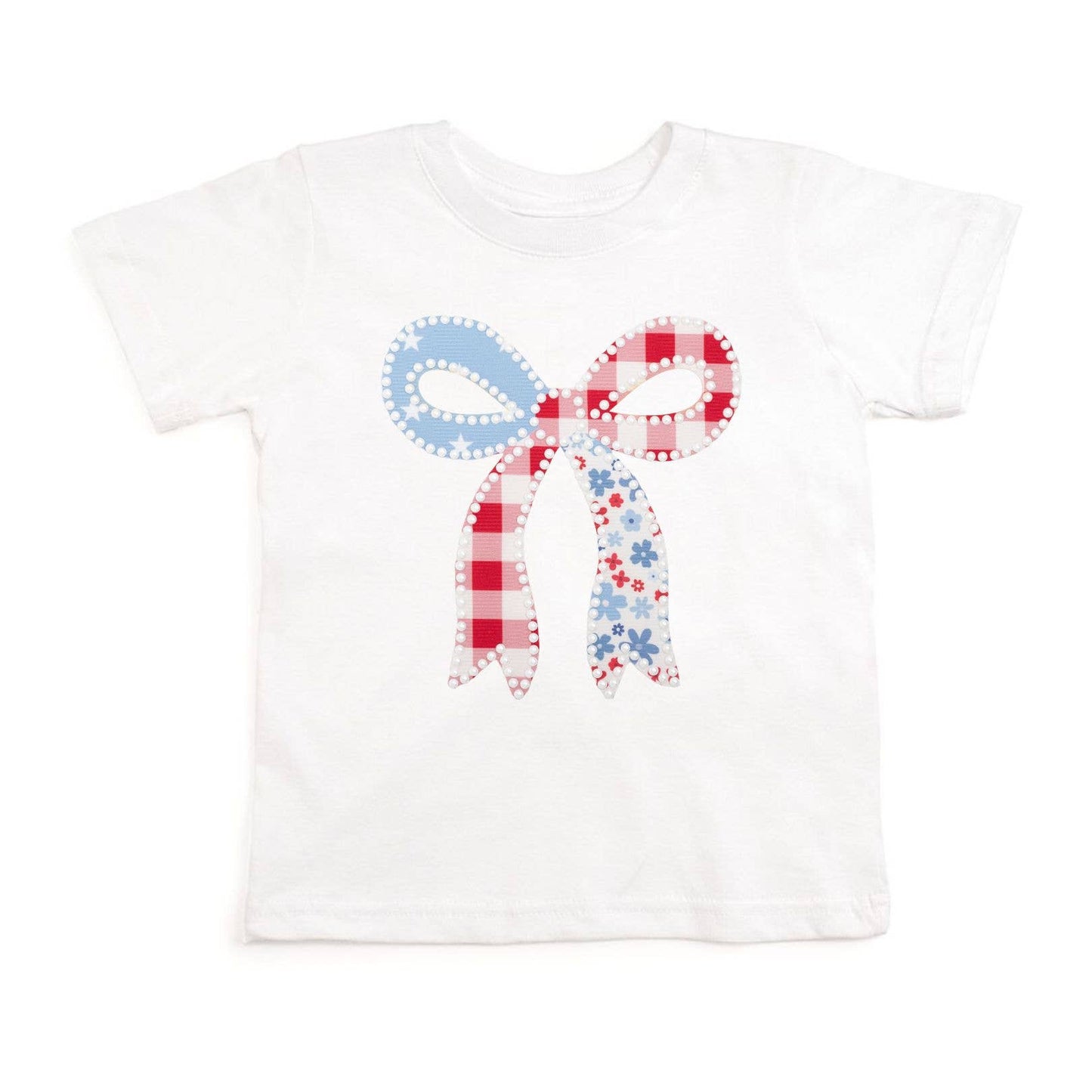 Patchwork Bow  Tee