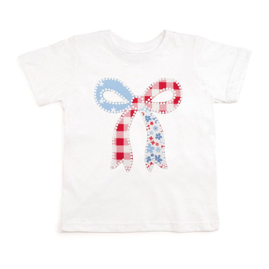 Patchwork Bow  Tee