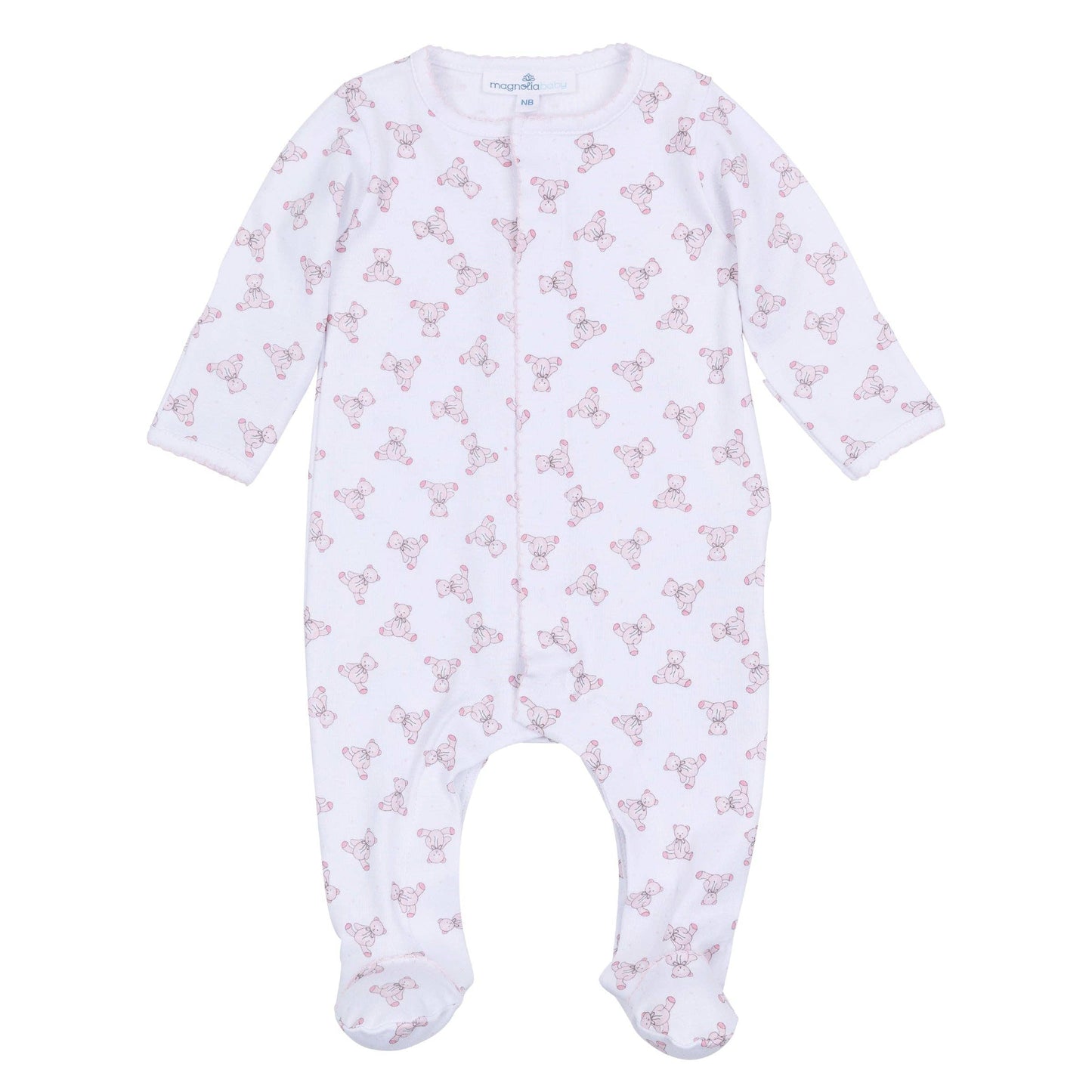 Baby's Teddy Footie Pink