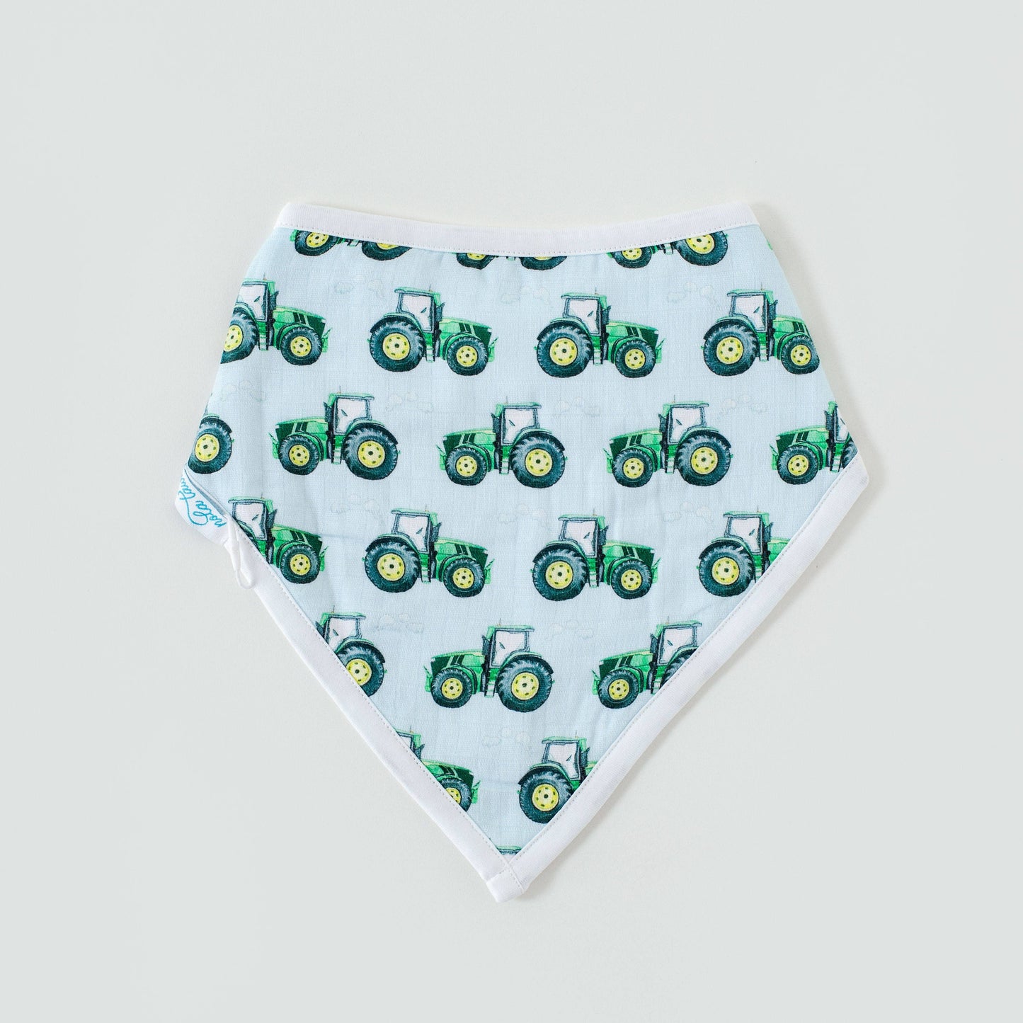 Toot, Toot, Tractor! Organic Muslin Bib