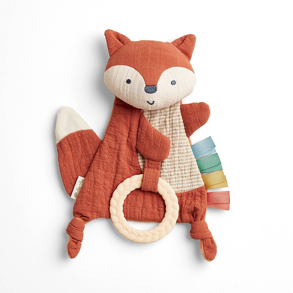 Fox Bitzy Crinkle™ Sensory Toy Teether