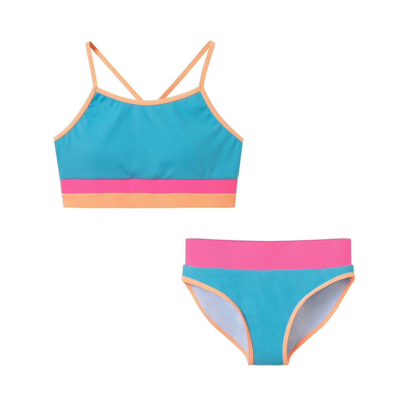 Tween Girls Colorblock Bikini