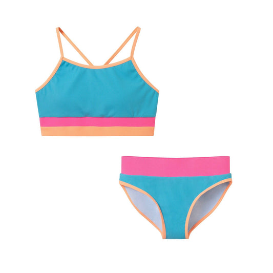 Tween Girls Colorblock Bikini