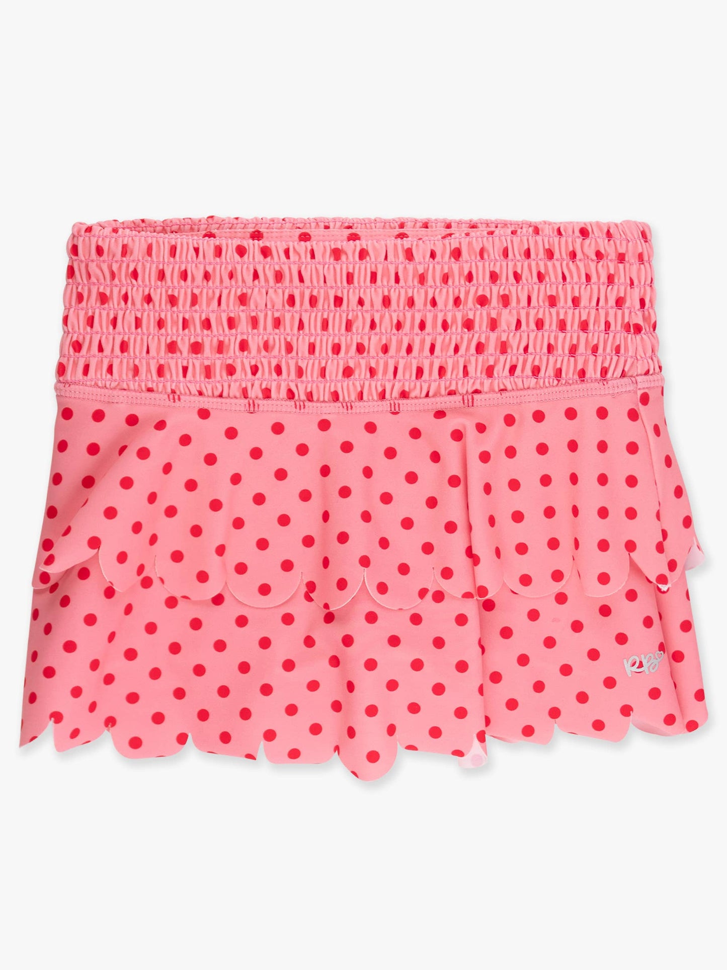 Pink & Red Polka Dots Active Skort