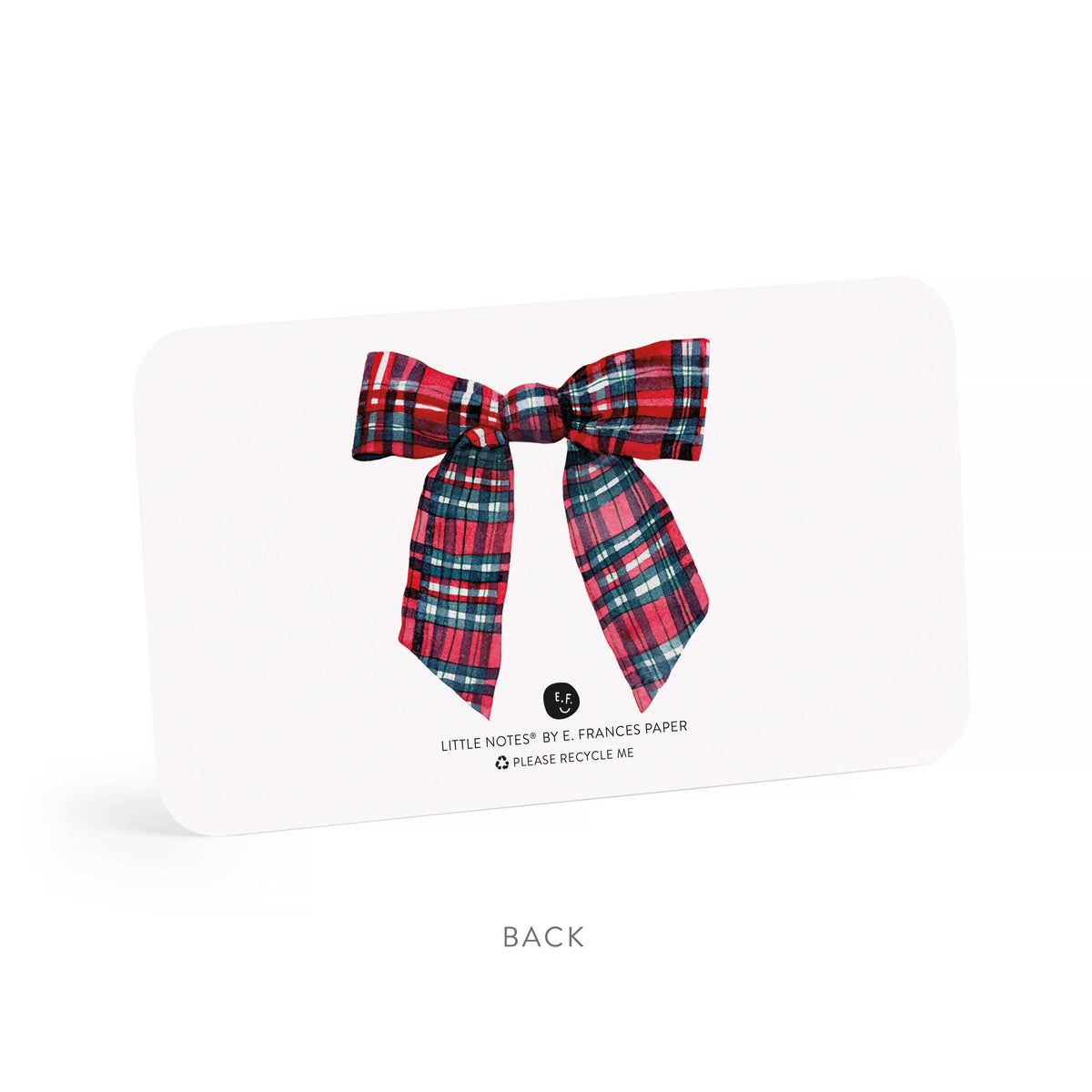 Plaid Bow Little Notes Set of 55
