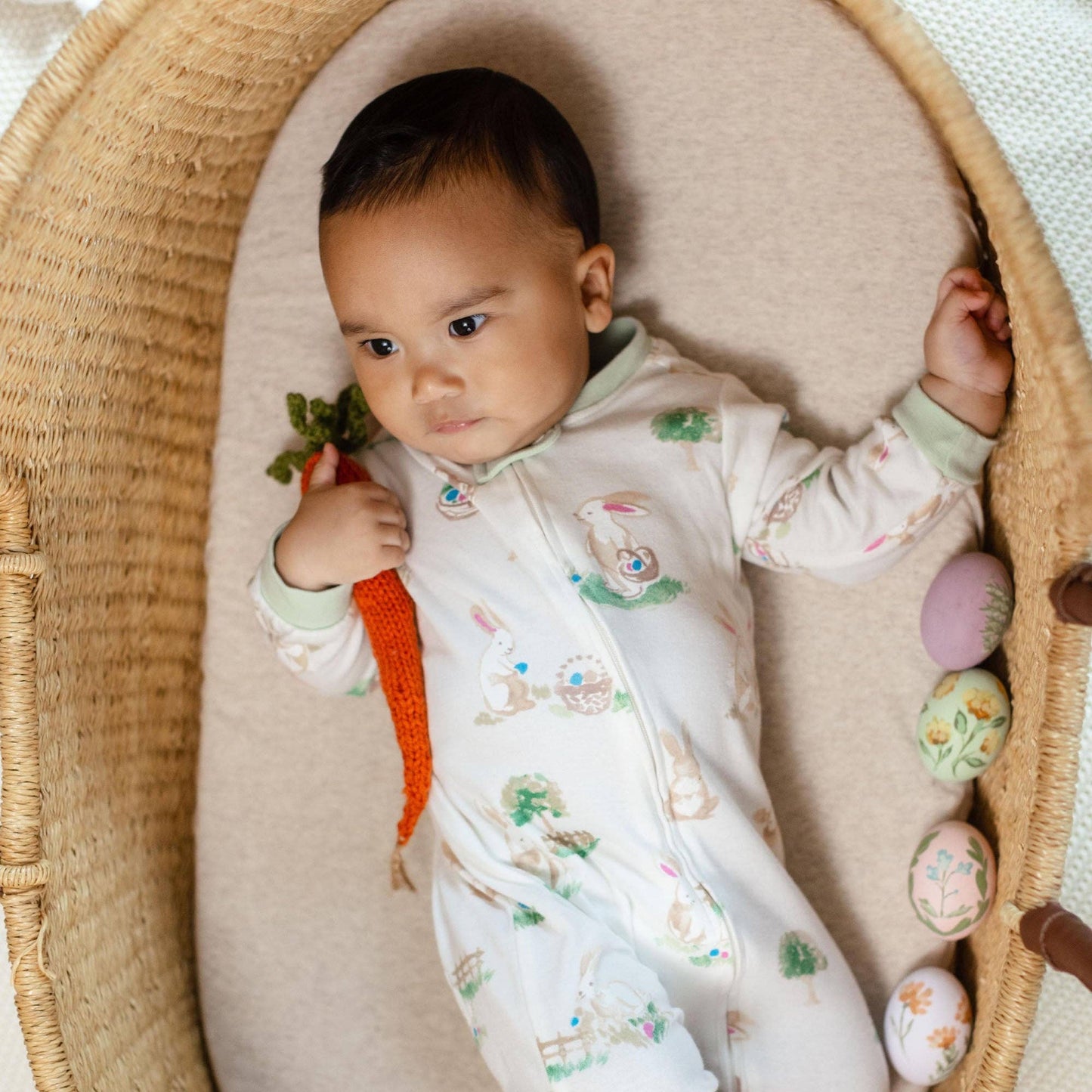 Bunny Egg Hunt Organic Sleeper