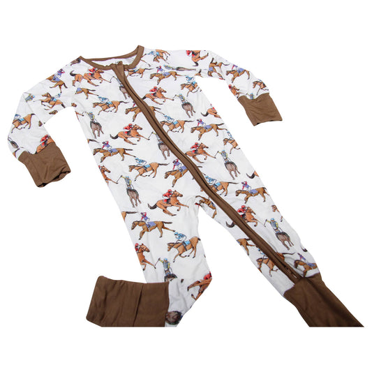 Horse Racing Unisex Pajamas