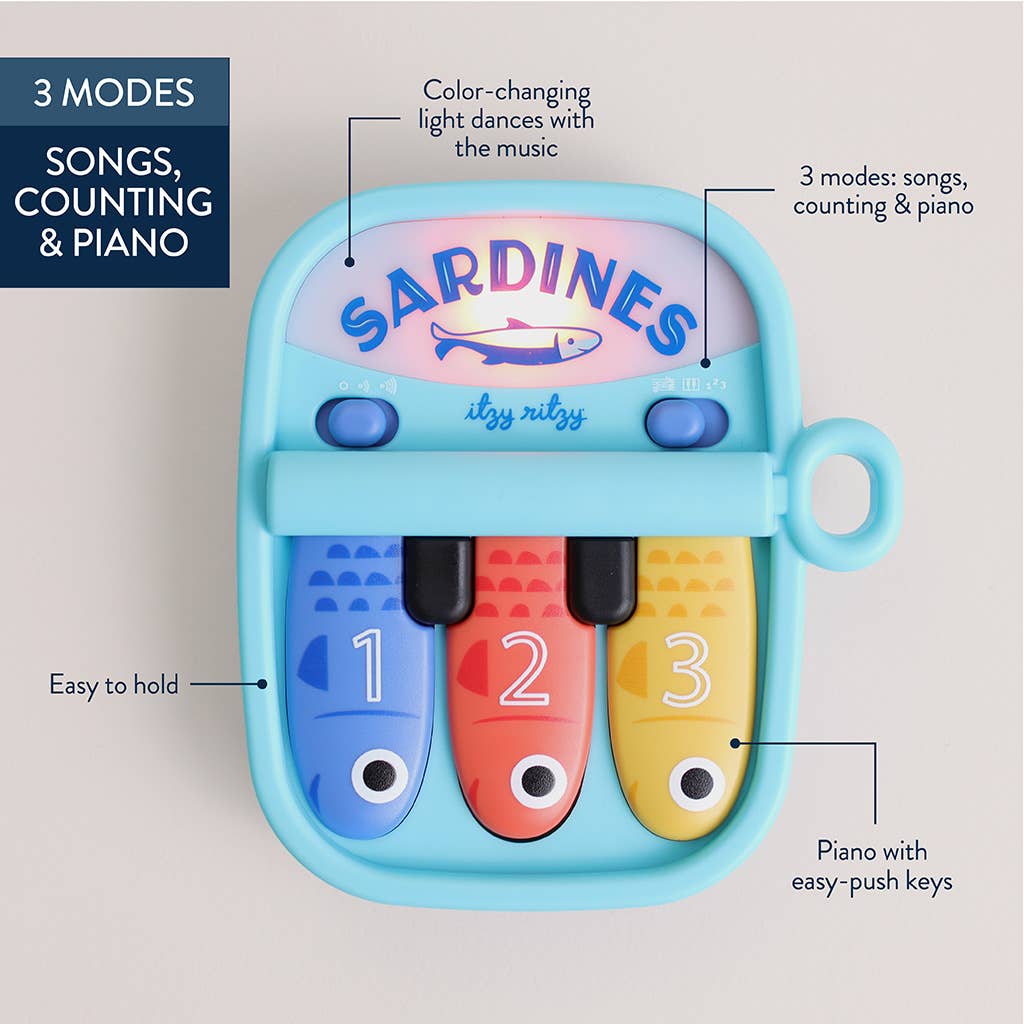 Bitzy Tunes™ Sardines Light-up  Toy
