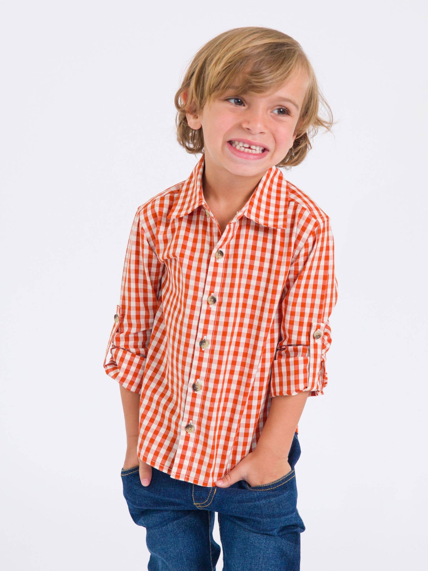 Gingham l/s Button Down