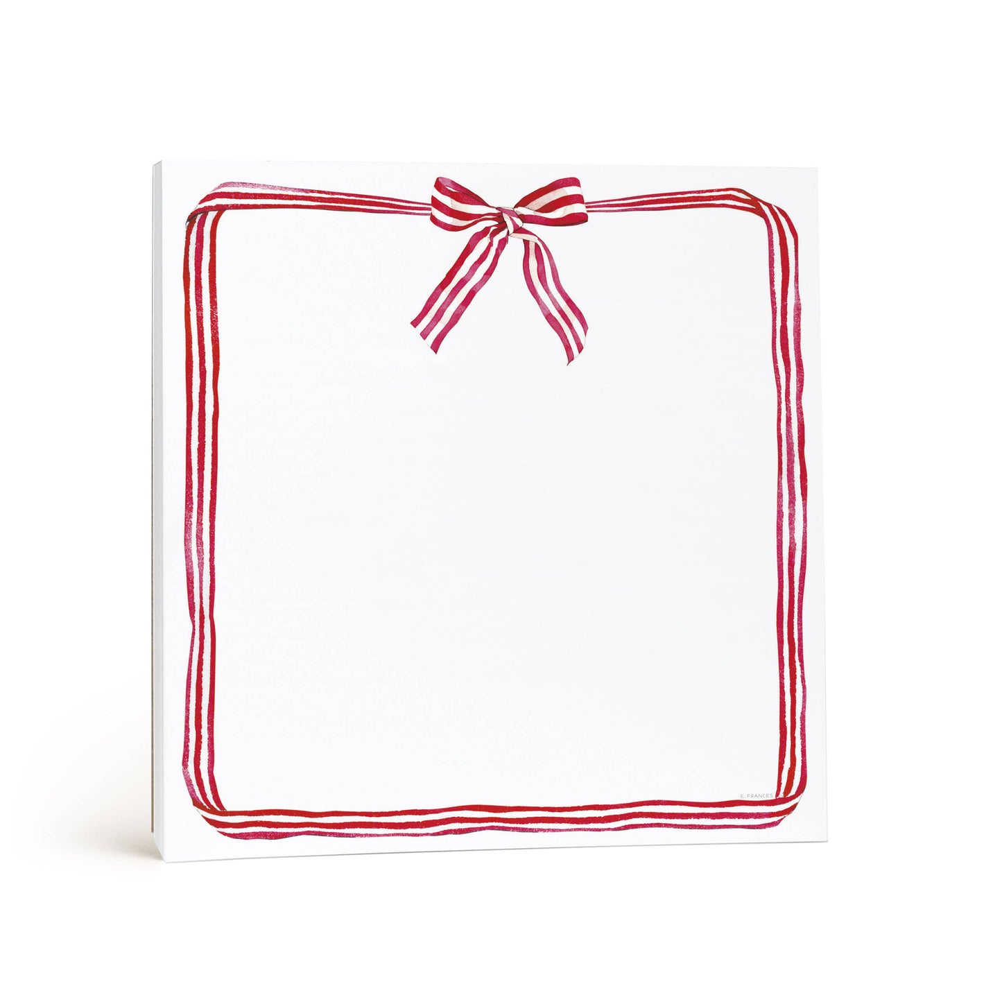 Red Ribbon Chunky Notepad