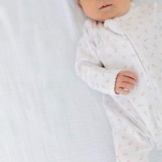 Juliette's Classics Print Zip Footie