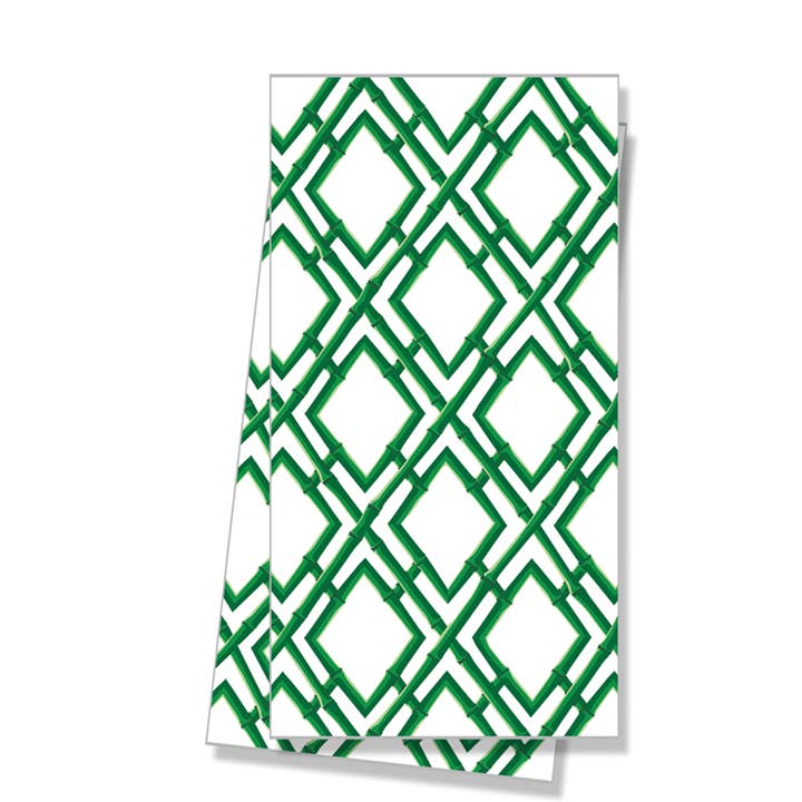 Hostess Tea Towel Green Bamboo