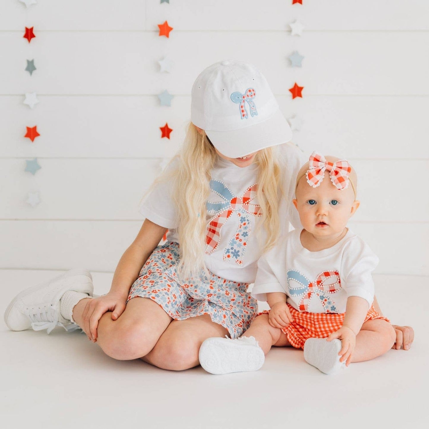 Patchwork Bow  Tee