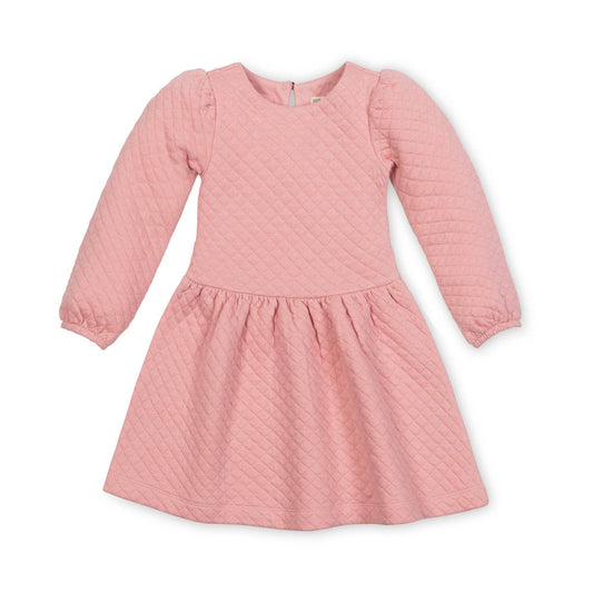 Quilted Drop Waist Dress