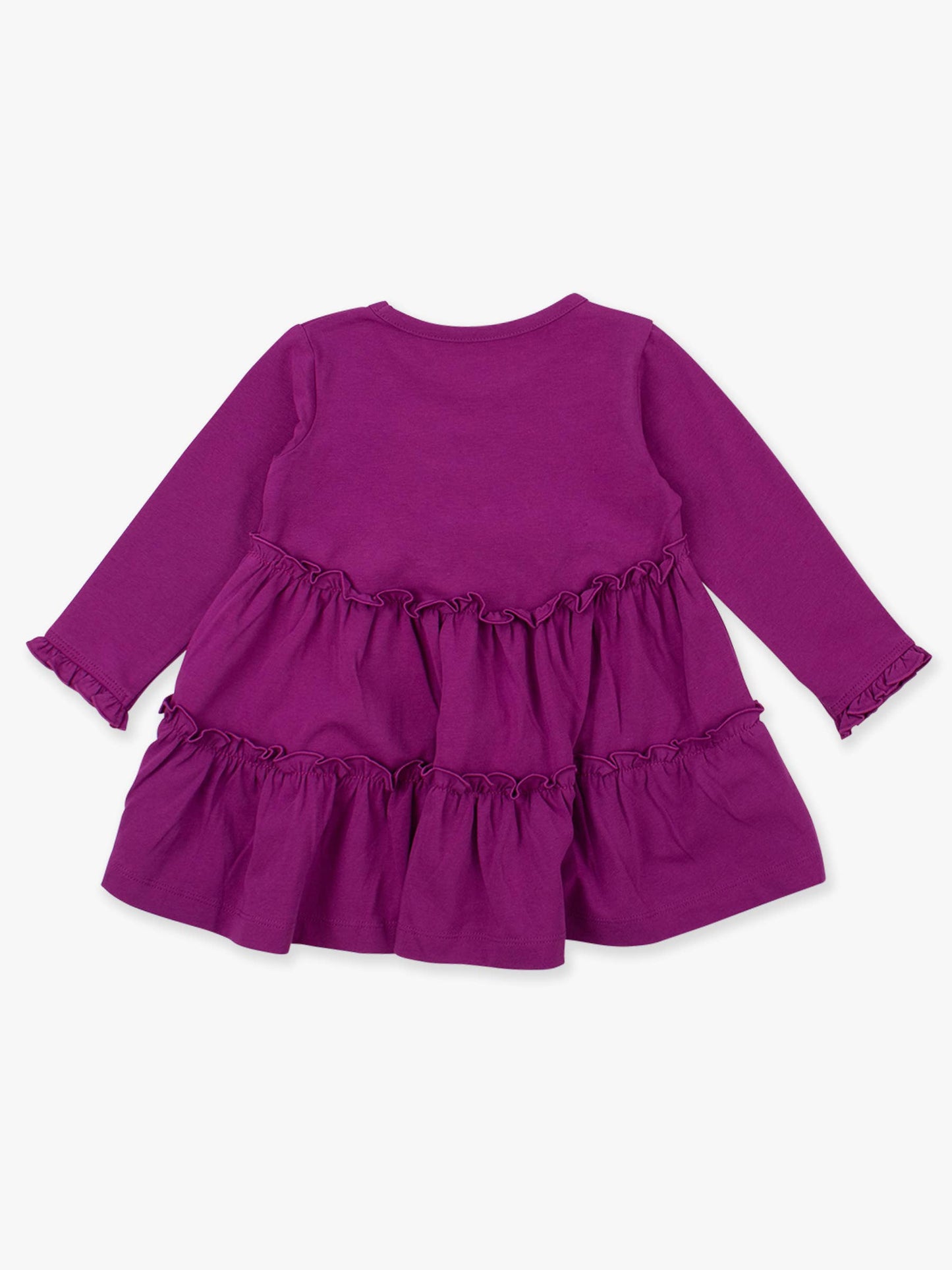 Plum Knit Tiered Tunic Top