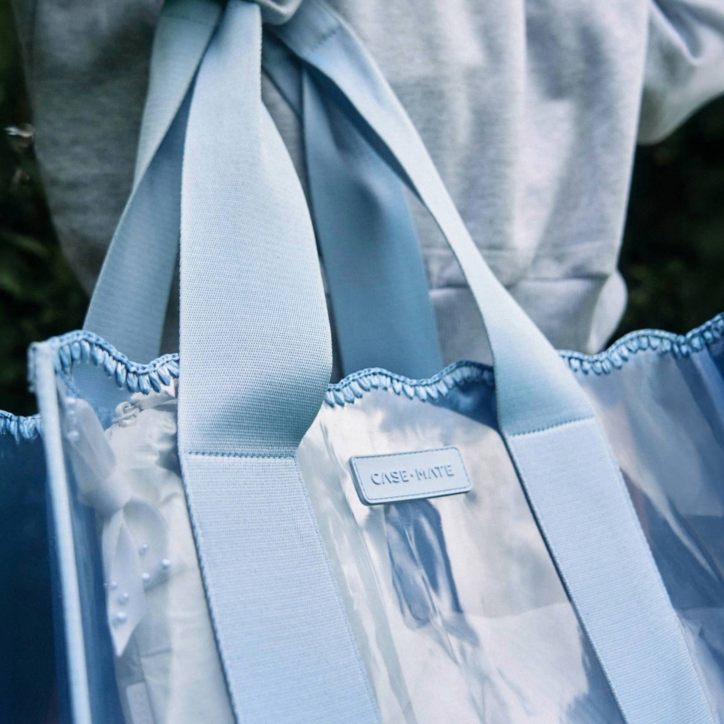 Case-Mate Blue Crochet Tote Bag