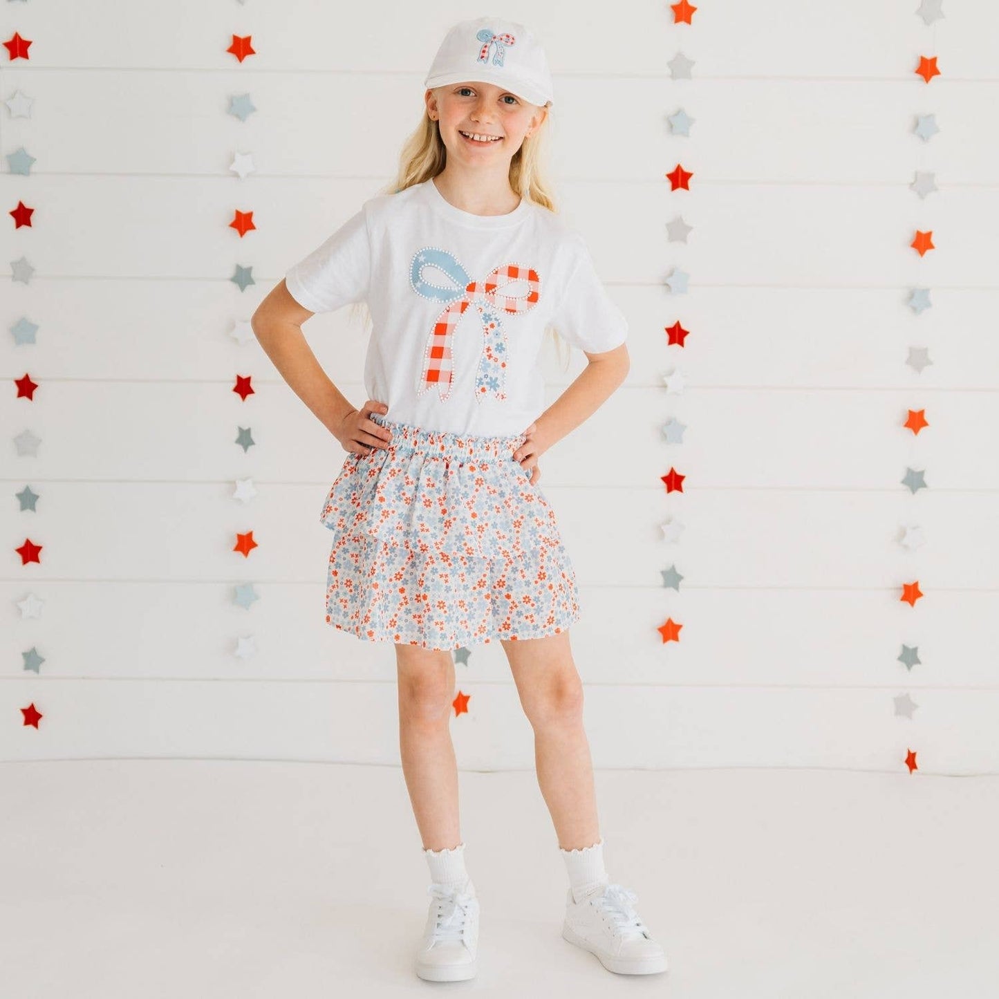 Patchwork Bow  Tee