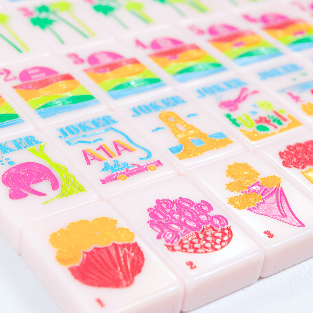 Florida Series Mahjong Tile Set