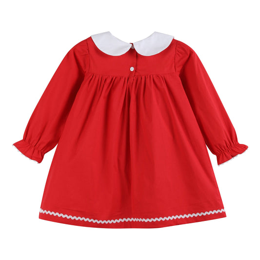 Red Ruffle Tree Dress