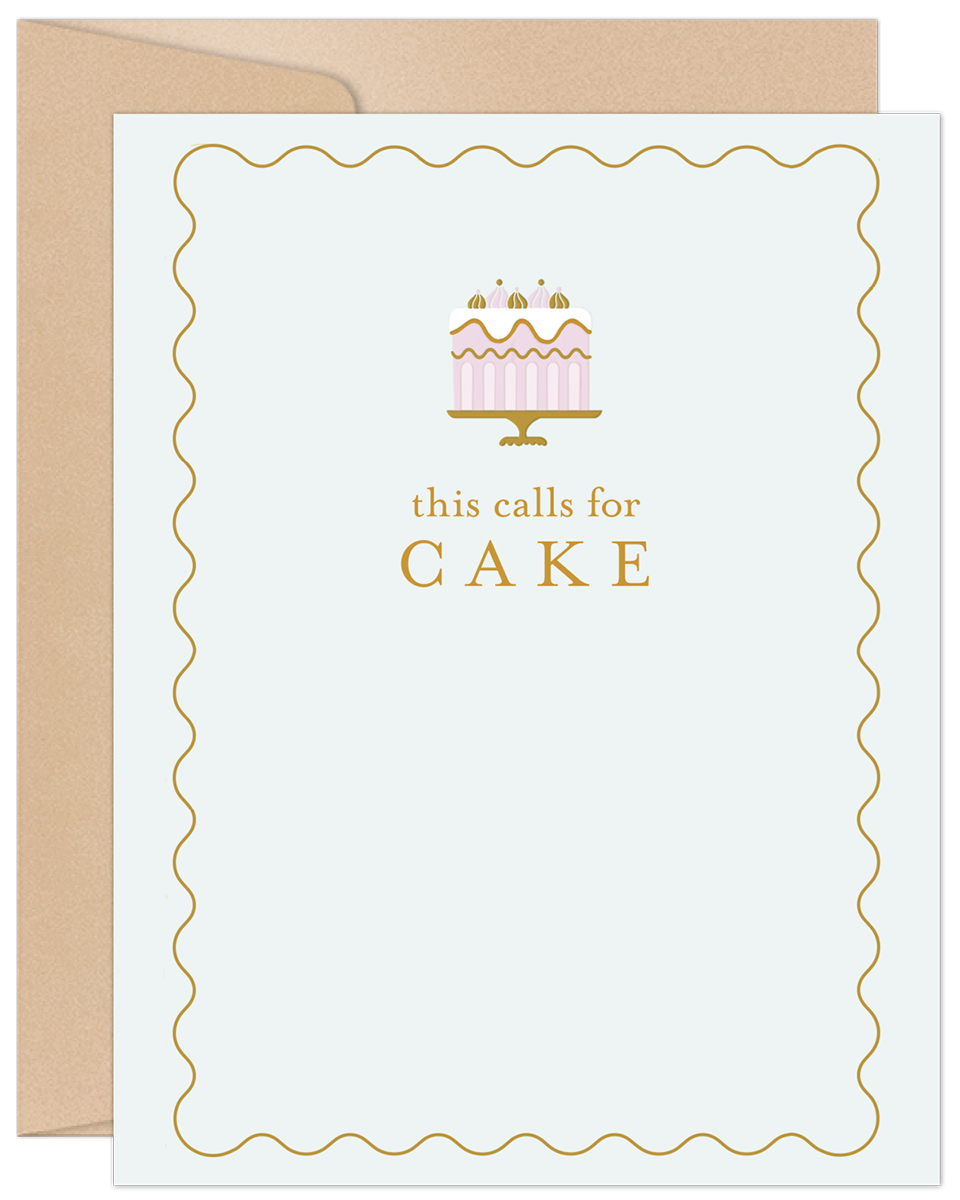 Calls for Cake Birthday Card