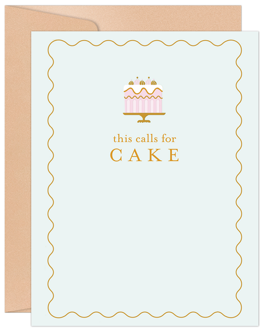 Calls for Cake Birthday Card