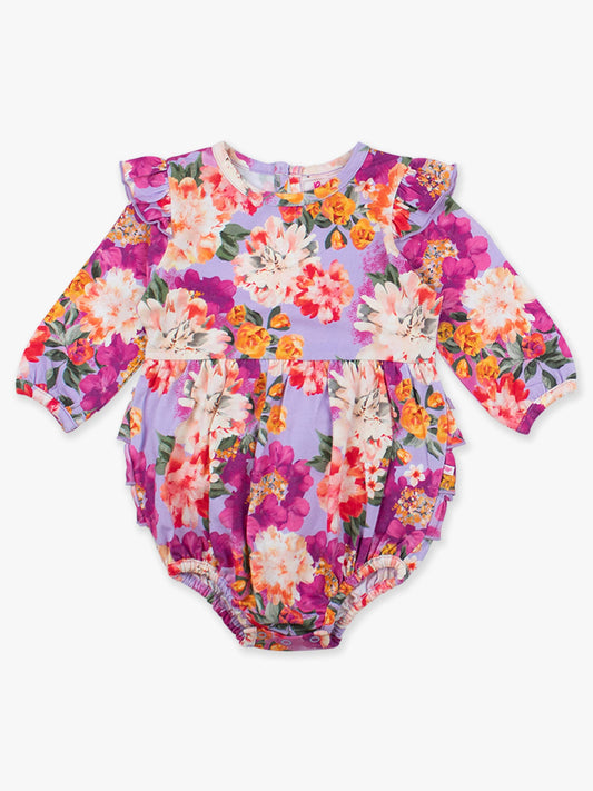 Baby Girls Floral Knit Romper