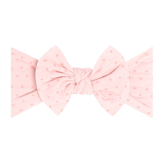 Baby Bling® Shabby Dot Knot soft nylon headband