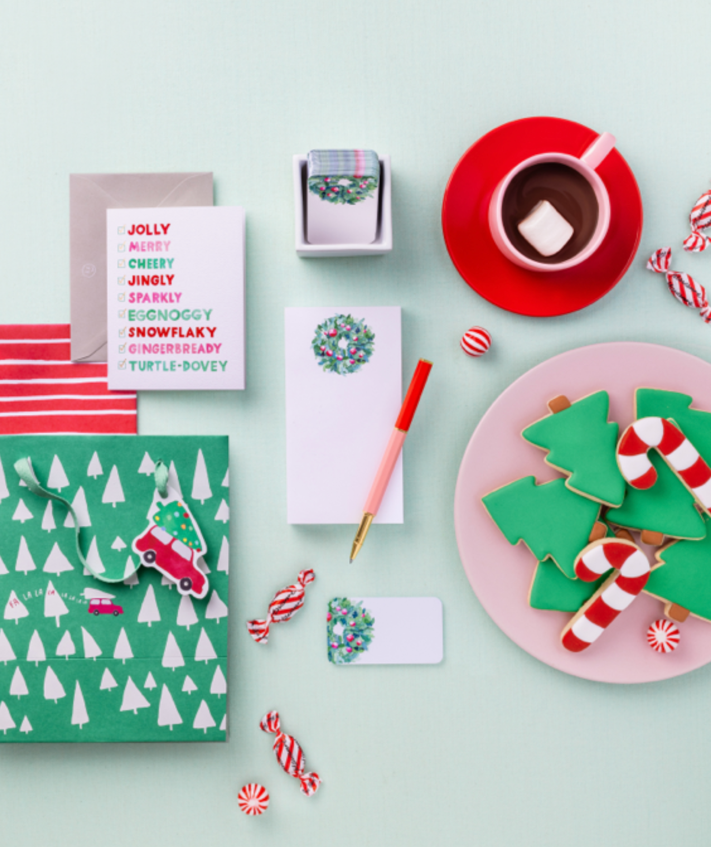 Red Stripe Tissue Paper