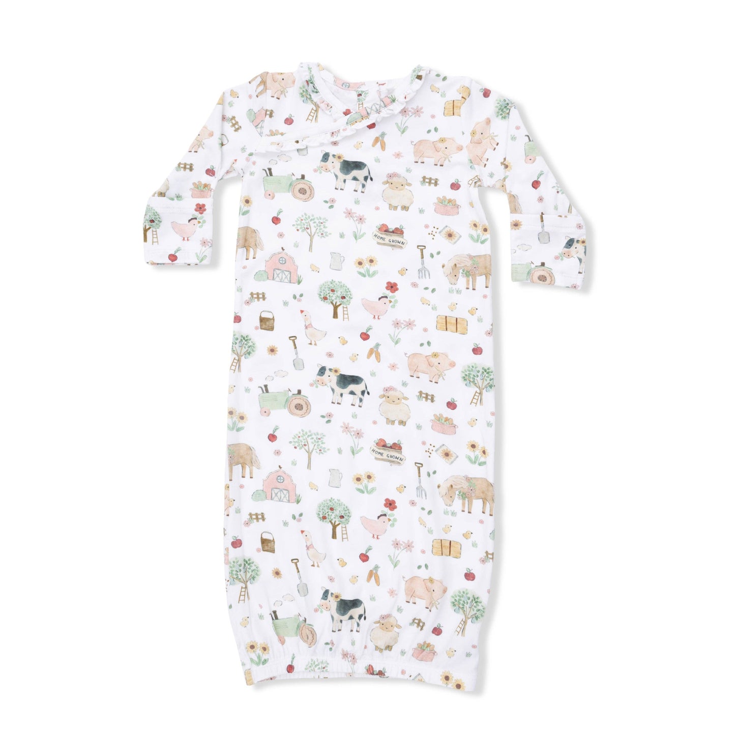 Cute Farm Animals Gown Set