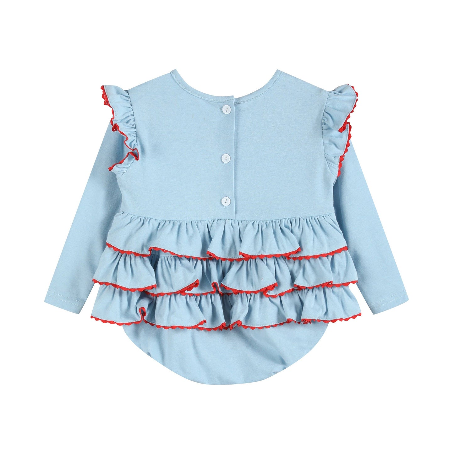 Smocked Tree Knit Romper