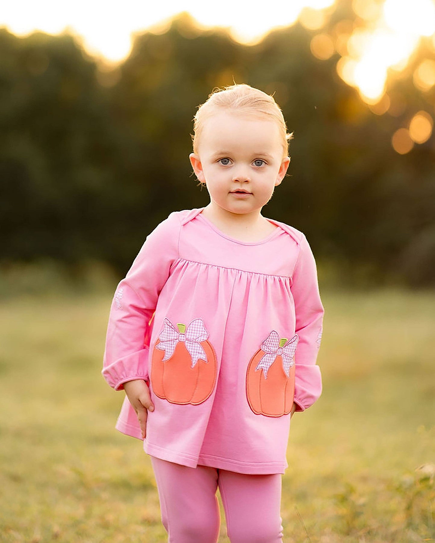 Tabby Tunic Set Pumpkins