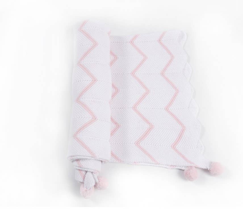Chevron Stroller Blanket