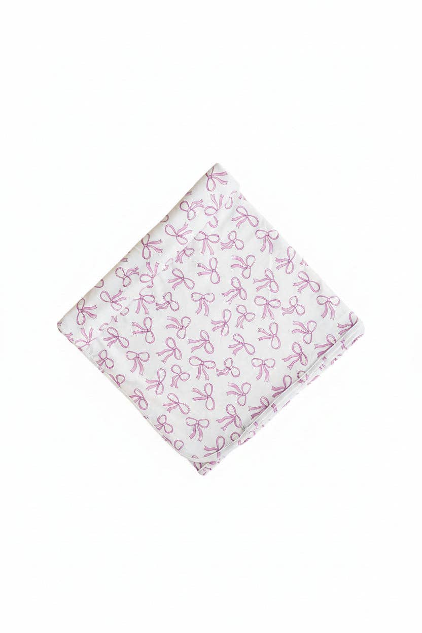 Blushing Bows Oversized Swaddle