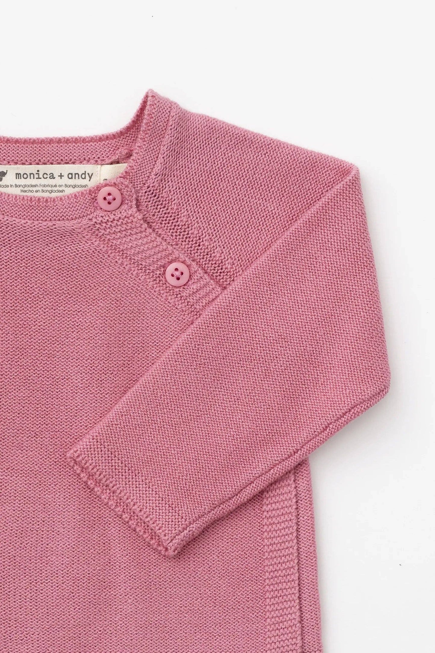 Little Darling Knit Set Mauve Pink