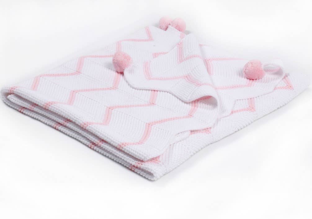 Chevron Stroller Blanket