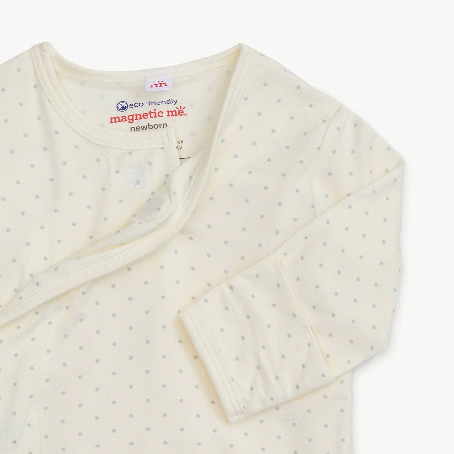 PIN DOT CREAM KIMONO SET