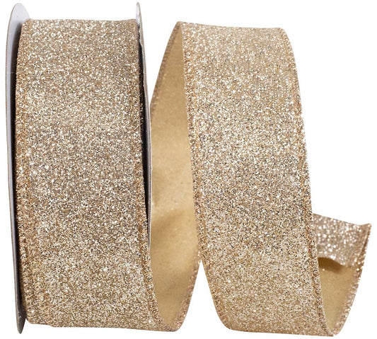 Glitter Metallic Wired 1.5"