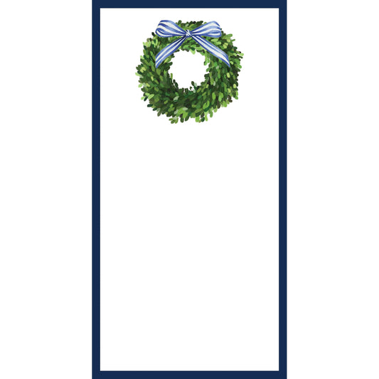 Boxwood Wreath Notepad
