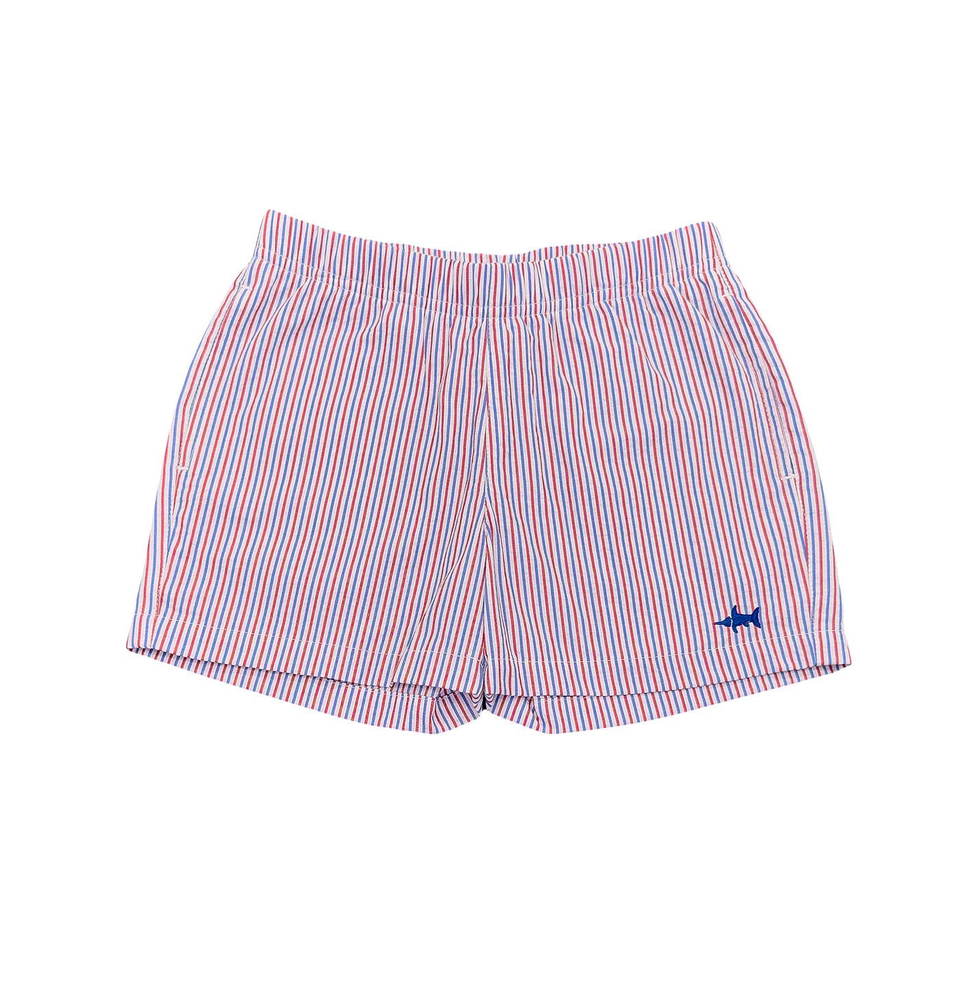 Patriotic Seersucker Shorts