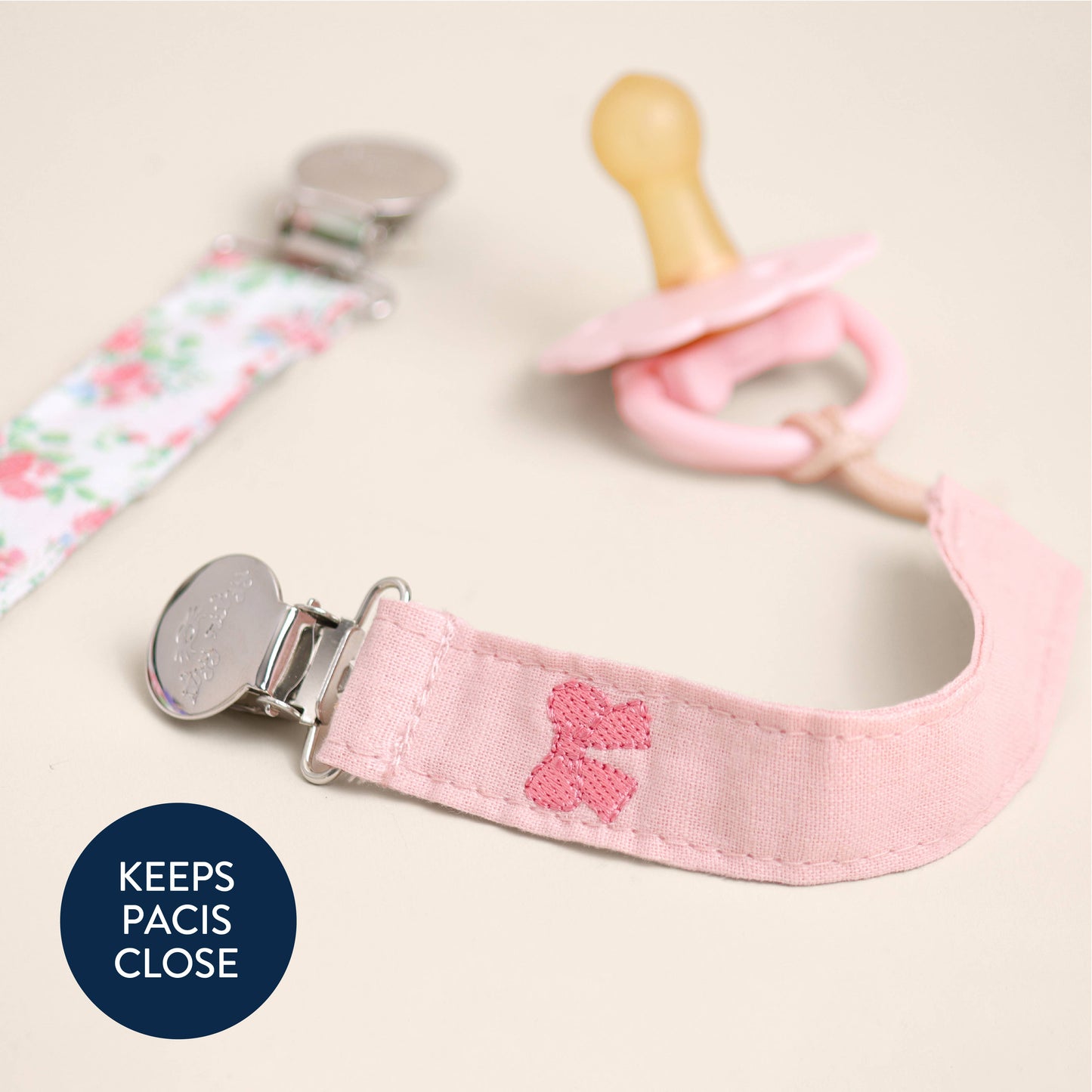 Itzy Clip™ Fabric Pacifier Strap