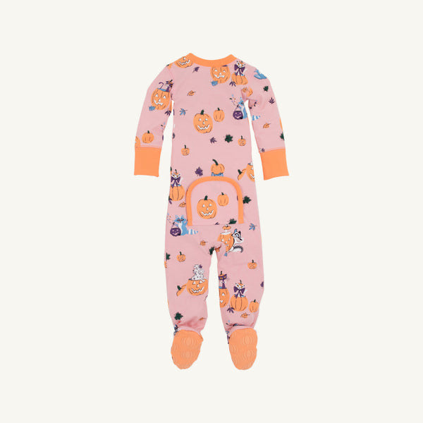 Fallon Footie PJs Candy Critters Pink